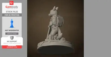 Rivulet - Rain World - Character Figure STL
