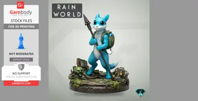 Rivulet - Rain World - Character Figure STL
