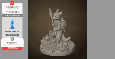 Rivulet - Rain World - Character Figure STL