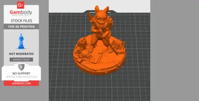 Rivulet - Rain World - Character Figure STL