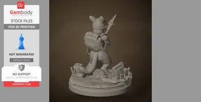 Rivulet - Rain World - Character Figure STL