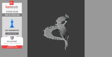 Whitespotted Bamboo Shark Skull - Skull Replica STL