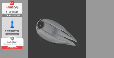Bare-faced go-away-bird - Prehistoric Animal STL