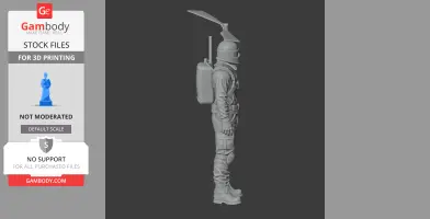 Mini-Copter - Rust Figurine - Character Figure STL