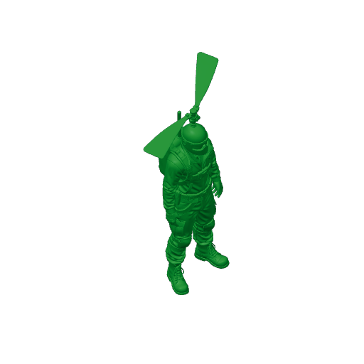Mini-Copter - Rust Figurine.3mf