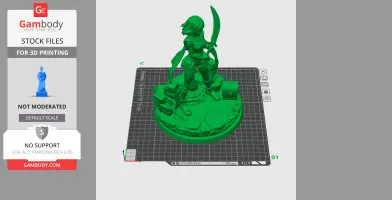 Valere - Sea of Stars - Character Figure STL