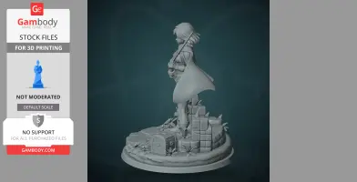 Valere - Sea of Stars - Character Figure STL