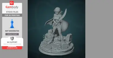 Valere - Sea of Stars - Character Figure STL