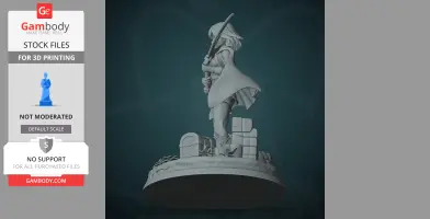 Valere - Sea of Stars - Character Figure STL