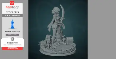Valere - Sea of Stars - Character Figure STL