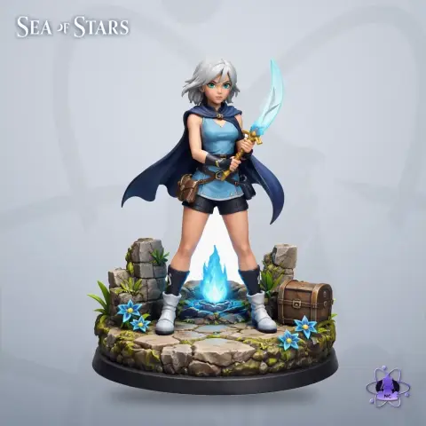 Valere - Sea of Stars - Character Figure STL