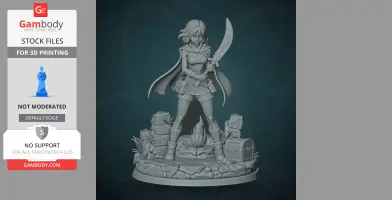 Valere - Sea of Stars - Character Figure STL