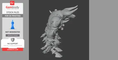 Minotaur God of War Figurine - Character Figure STL