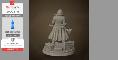 Edward Crow - Crow Country - Character Figure STL
