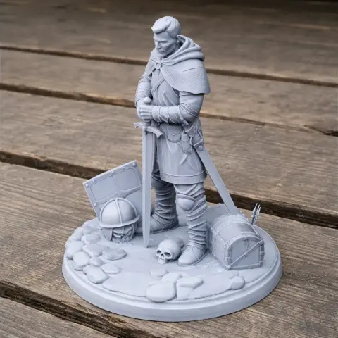 Henry of Skalitz Kingdom Come - Character Figure STL