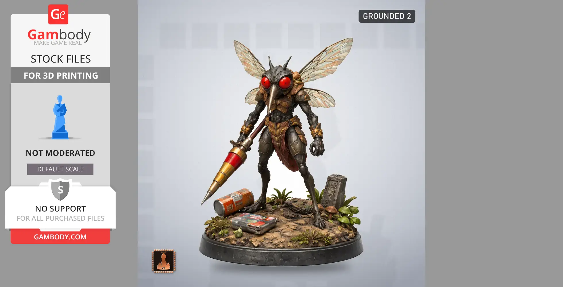 Mosquito - Grounded 2 - Character Figure STL