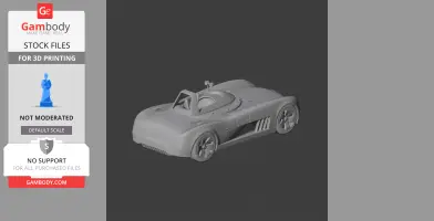 Elfin MS8 Streamliner - Scale Vehicle STL
