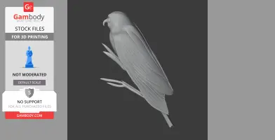 Bare-legged owl - Prehistoric Animal STL