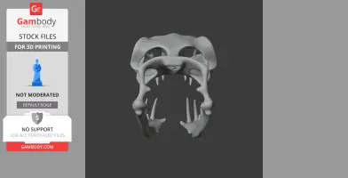 Woma Python Skull - Skull Replica STL