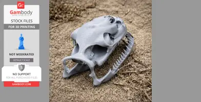 Woma Python Skull - Skull Replica STL
