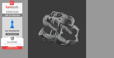 Woma Python Skull - Skull Replica STL