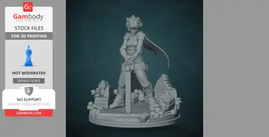Zale - Sea of Stars - Character Figure STL