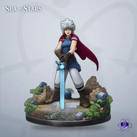 Zale - Sea of Stars - Character Figure STL