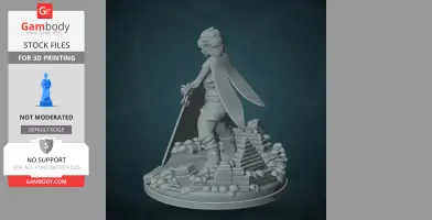 Zale - Sea of Stars - Character Figure STL