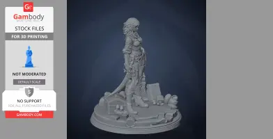 Sienna - Chained Echoes - Character Figure STL
