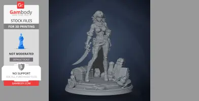 Sienna - Chained Echoes - Character Figure STL