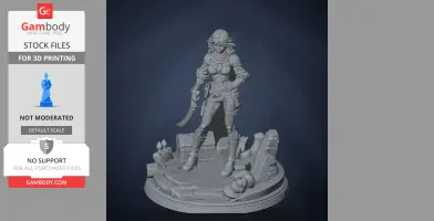 Sienna - Chained Echoes - Character Figure STL