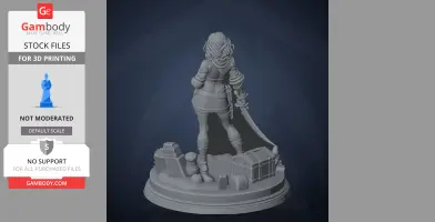 Sienna - Chained Echoes - Character Figure STL