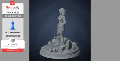 Sienna - Chained Echoes - Character Figure STL
