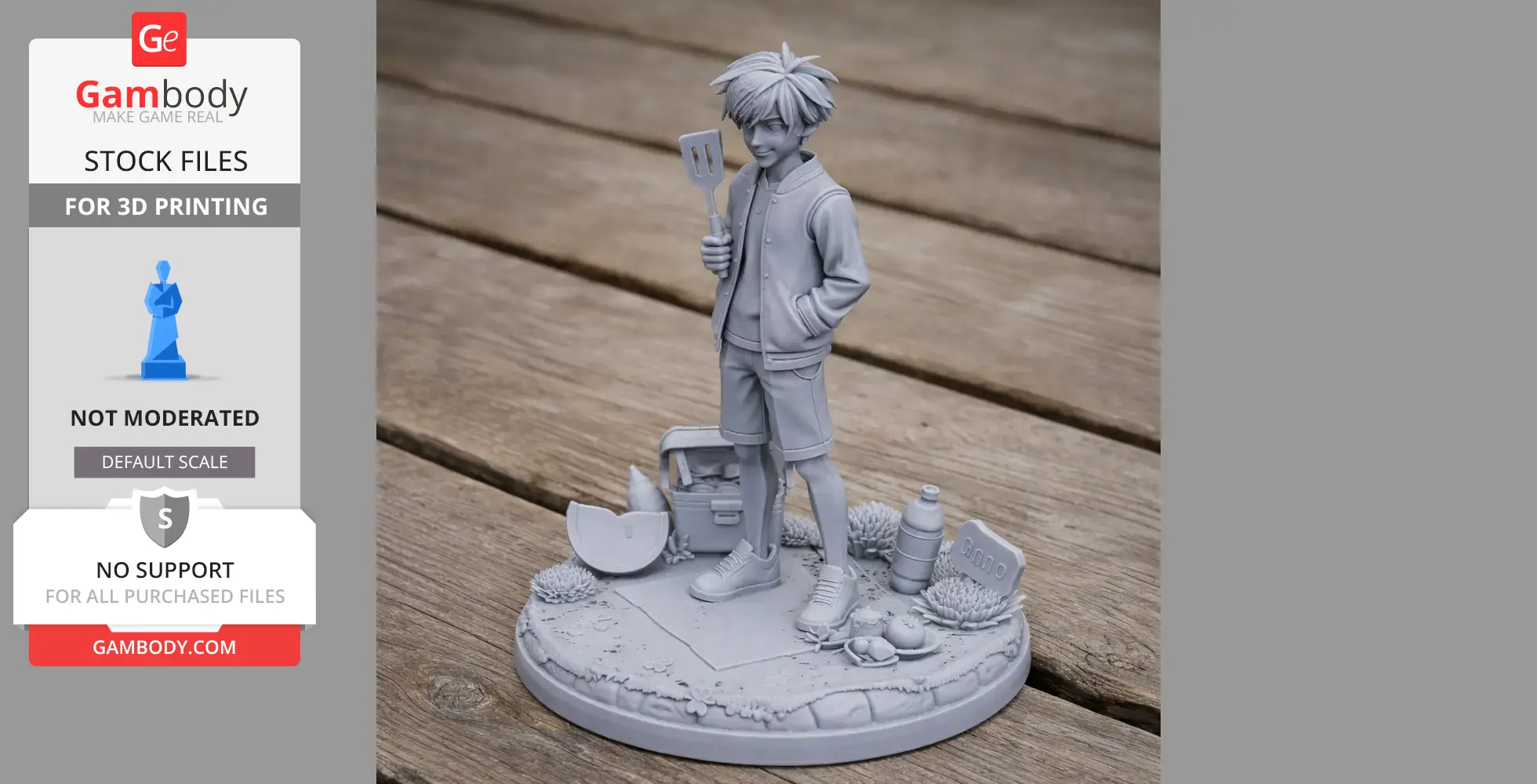 Hero Omori - Character Figure STL