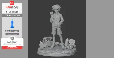 Hero Omori - Character Figure STL