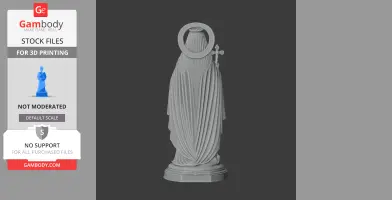 Saint Athanasia of Aegina - Devotional Statue - STL 3D Print