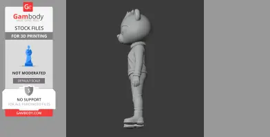 Miss Rosa - Night in the Woods - Character Figure STL