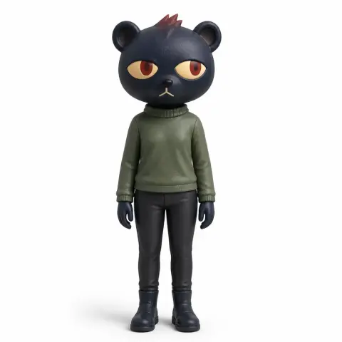 Miss Rosa - Night in the Woods - Character Figure STL