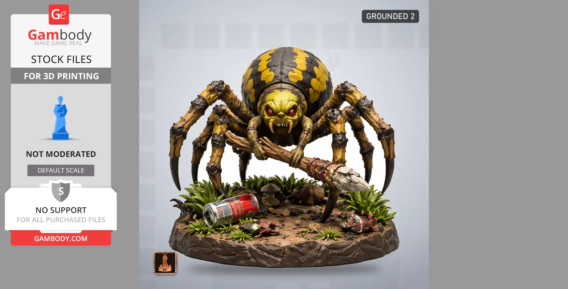 Orb Weaver - Grounded 2 - Character Figure STL