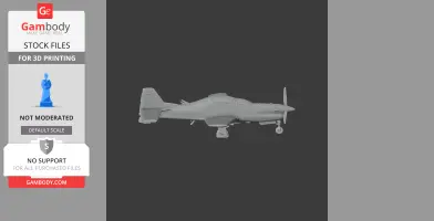Embraer EMB 312 Tucano - Scale Vehicle STL