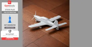 Embraer EMB 312 Tucano - Scale Vehicle STL