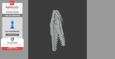 Yamatosaurus Skull - Skull Replica STL