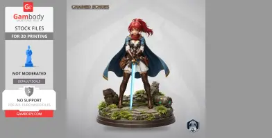 Lenne - Chained Echoes - Character Figure STL