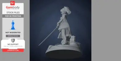 Lenne - Chained Echoes - Character Figure STL