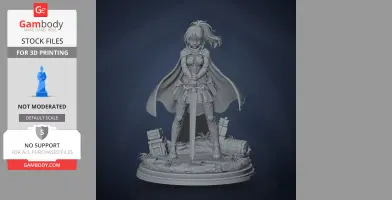 Lenne - Chained Echoes - Character Figure STL