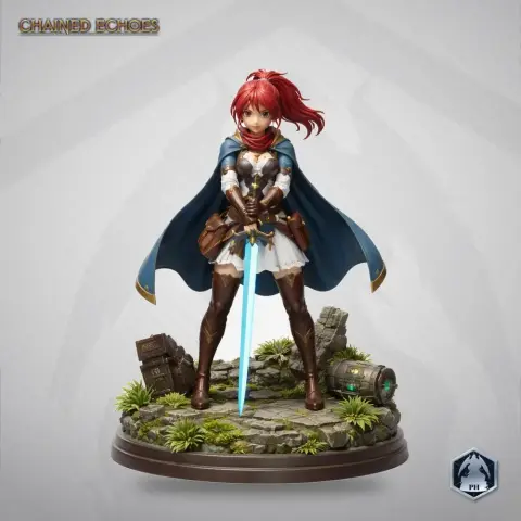 Lenne - Chained Echoes - Character Figure STL