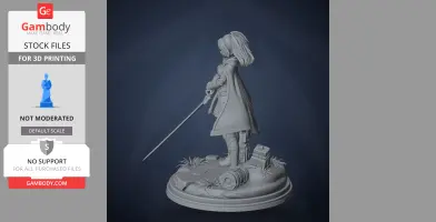 Lenne - Chained Echoes - Character Figure STL