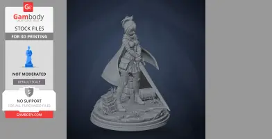 Lenne - Chained Echoes - Character Figure STL
