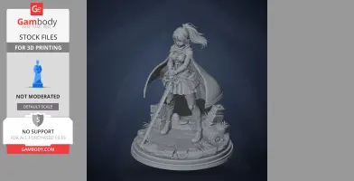Lenne - Chained Echoes - Character Figure STL