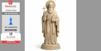 Saint Athanasius the Athonite - Devotional - STL 3D Print